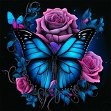 Schmetterling 5d Diy Diamond Painting Diamant Malerei Set MJ1512