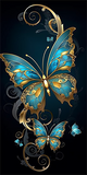 Schmetterling 5d Diy Diamond Painting Diamant Malerei Set MJ1520