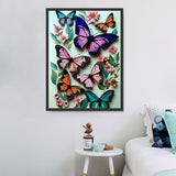 Schmetterling 5d Diy Diamond Painting Diamant Malerei Set MJ1533