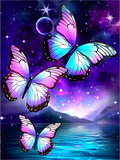 Schmetterling 5d Diy Diamond Painting Diamant Malerei Set MJ1536