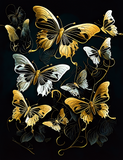 Schmetterling 5d Diy Diamond Painting Diamant Malerei Set MJ1539