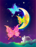 Schmetterling 5d Diy Diamond Painting Diamant Malerei Set MJ1540
