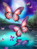 Schmetterling 5d Diy Diamond Painting Diamant Malerei Set MJ1581