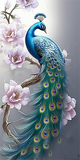 Pfau 5d Diy Diamond Painting Diamant Malerei Set MJ1590