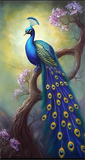 Pfau 5d Diy Diamond Painting Diamant Malerei Set MJ1593
