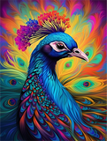 Pfau 5d Diy Diamond Painting Diamant Malerei Set MJ1601