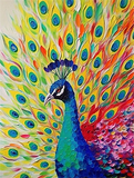 Pfau 5d Diy Diamond Painting Diamant Malerei Set MJ1602