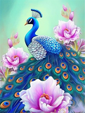 Pfau 5d Diy Diamond Painting Diamant Malerei Set MJ1604