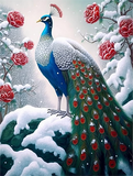 Pfau 5d Diy Diamond Painting Diamant Malerei Set MJ1607