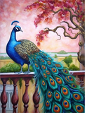 Pfau 5d Diy Diamond Painting Diamant Malerei Set MJ1608