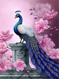 Pfau 5d Diy Diamond Painting Diamant Malerei Set MJ1611