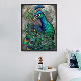 Pfau 5d Diy Diamond Painting Diamant Malerei Set MJ1612