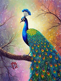 Pfau 5d Diy Diamond Painting Diamant Malerei Set MJ1614