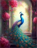 Pfau 5d Diy Diamond Painting Diamant Malerei Set MJ1615