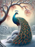 Pfau 5d Diy Diamond Painting Diamant Malerei Set MJ1617
