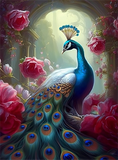 Pfau 5d Diy Diamond Painting Diamant Malerei Set MJ1618