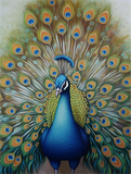Pfau 5d Diy Diamond Painting Diamant Malerei Set MJ1620