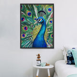 Pfau 5d Diy Diamond Painting Diamant Malerei Set MJ1621