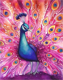 Pfau 5d Diy Diamond Painting Diamant Malerei Set MJ1623
