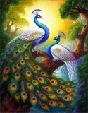 Pfau 5d Diy Diamond Painting Diamant Malerei Set MJ1627