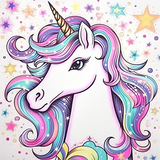 Einhorn 5d Diy Diamond Painting Diamant Malerei Set MJ1639