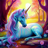 Einhorn 5d Diy Diamond Painting Diamant Malerei Set MJ1642