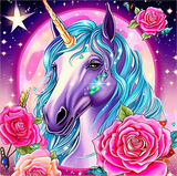 Einhorn 5d Diy Diamond Painting Diamant Malerei Set MJ1645