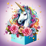 Einhorn 5d Diy Diamond Painting Diamant Malerei Set MJ1646
