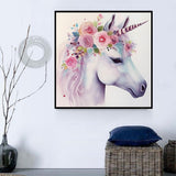 Einhorn 5d Diy Diamond Painting Diamant Malerei Set MJ1648