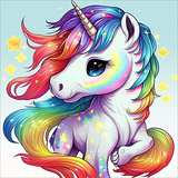 Einhorn 5d Diy Diamond Painting Diamant Malerei Set MJ1649