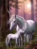 Einhorn 5d Diy Diamond Painting Diamant Malerei Set MJ1664