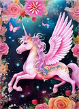 Einhorn 5d Diy Diamond Painting Diamant Malerei Set MJ1667