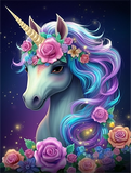 Einhorn 5d Diy Diamond Painting Diamant Malerei Set MJ1687