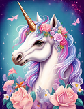 Einhorn 5d Diy Diamond Painting Diamant Malerei Set MJ1689