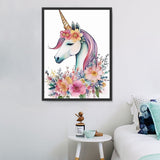 Einhorn 5d Diy Diamond Painting Diamant Malerei Set MJ1691