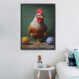 Hähnchen 5d Diy Diamond Painting Diamant Malerei Set MJ1713