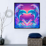 Delfin 5d Diy Diamond Painting Diamant Malerei Set MJ1728