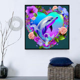 Delfin 5d Diy Diamond Painting Diamant Malerei Set MJ1730
