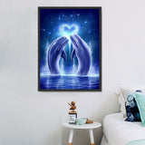 Delphin 5d Diy Diamond Painting Diamant Malerei Set MJ1747