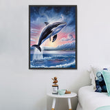 Delphin 5d Diy Diamond Painting Diamant Malerei Set MJ1752