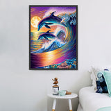 Delphin 5d Diy Diamond Painting Diamant Malerei Set MJ1756