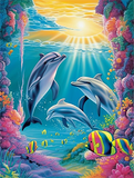 Delphin 5d Diy Diamond Painting Diamant Malerei Set MJ1759