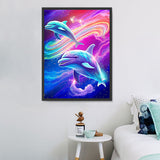 Delphin 5d Diy Diamond Painting Diamant Malerei Set MJ1763
