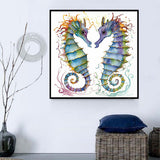 Seepferdchen 5d Diy Diamond Painting Diamant Malerei Set MJ1840