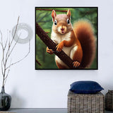 Eichhörnchen 5d Diy Diamond Painting Diamant Malerei Set MJ1861