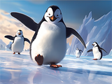 Pinguin 5d Diy Diamond Painting Diamant Malerei Set MJ1903