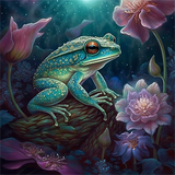 Frosch 5d Diy Diamond Painting Diamant Malerei Set MJ1912