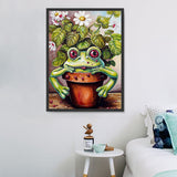 Frosch 5d Diy Diamond Painting Diamant Malerei Set MJ1924
