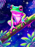 Frosch 5d Diy Diamond Painting Diamant Malerei Set MJ1926