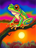 Frosch 5d Diy Diamond Painting Diamant Malerei Set MJ1929